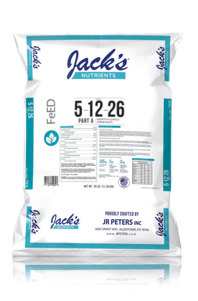 Jack's Nutrients Part A 25LB (Full Pallet - 80 Bags)