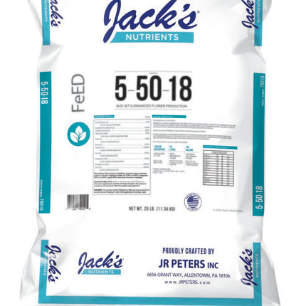 Jacks Nutrients Ultraviolet 5-50-18 - 25LB