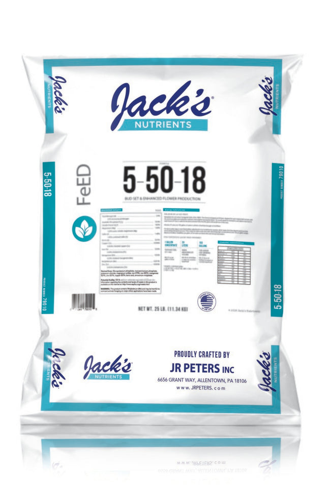 Jacks Nutrients Ultraviolet 5-50-18 - 25LB