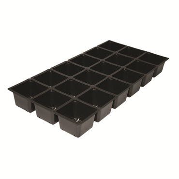 T.O. Plastics Standard 1020 Cell Insert #1801 - Black - 18 Cell (3x6)