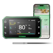 Vivosun GrowHub Controller E42A+ for Grow Tent, Smart Environmental WiFi-Controller with Temperature, Humidity, VPD, Timer, Cycle, Schedule Controls, Cooling