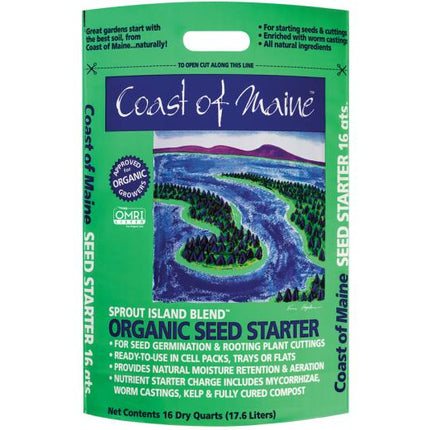 Coast of Maine Sprout Island Seed Starter Soil - 16 qt