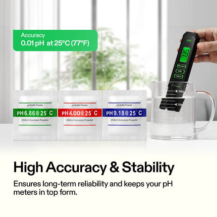 Vivosun pH buffer powder accuracy
