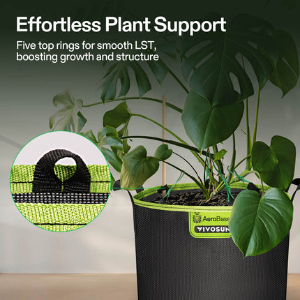 Vivosun AeroBase grow bag handles and rings