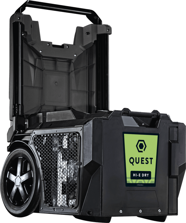 *NEW* Quest Hi-E Dry 140 Portable Dehumidifier - 135 Pints/Day - 110-120V - R-454B Refrigerant - Merv 10 Filtration