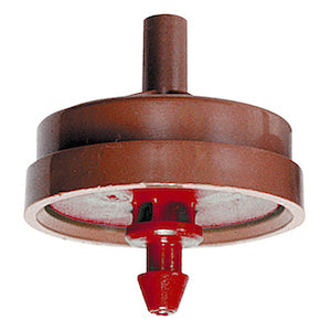 Netafim Woodpecker Pressure Compensating Dripper 0.53GPH Brown/Red (SINGLE)