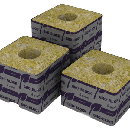 Grodan Pro Delta 6.5 Block 4" x 4" x 2.5" (pack of 6)