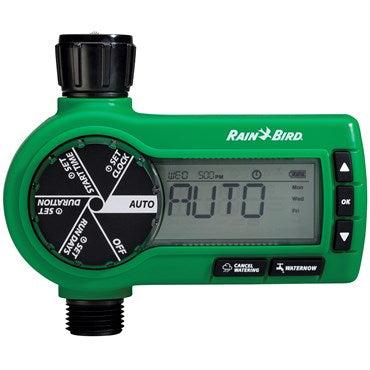 Rain Bird® Electronic Hose-End Timer - Single Zone - Hose-End - Requires 2 AA Batteries (Not Included)