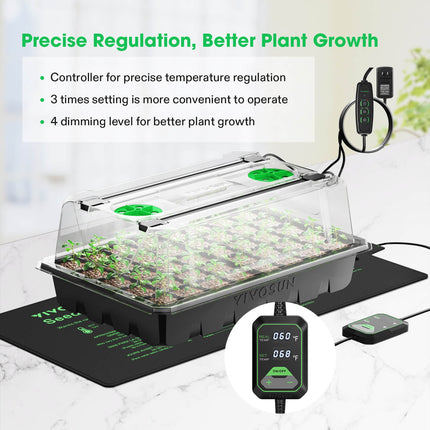 Vivosun seed tray vented humidity dome