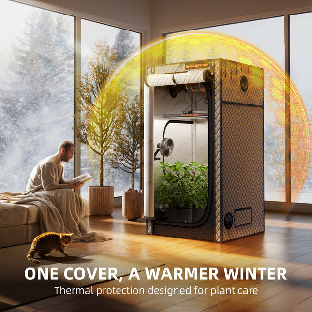 Spider Farmer 3' x 3' x 6' grow tent insulation cover