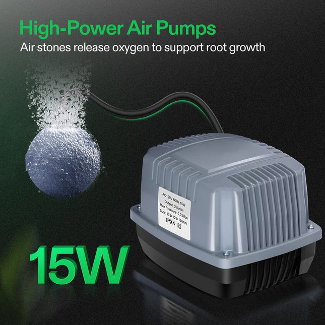 Vivosun DWC kit components