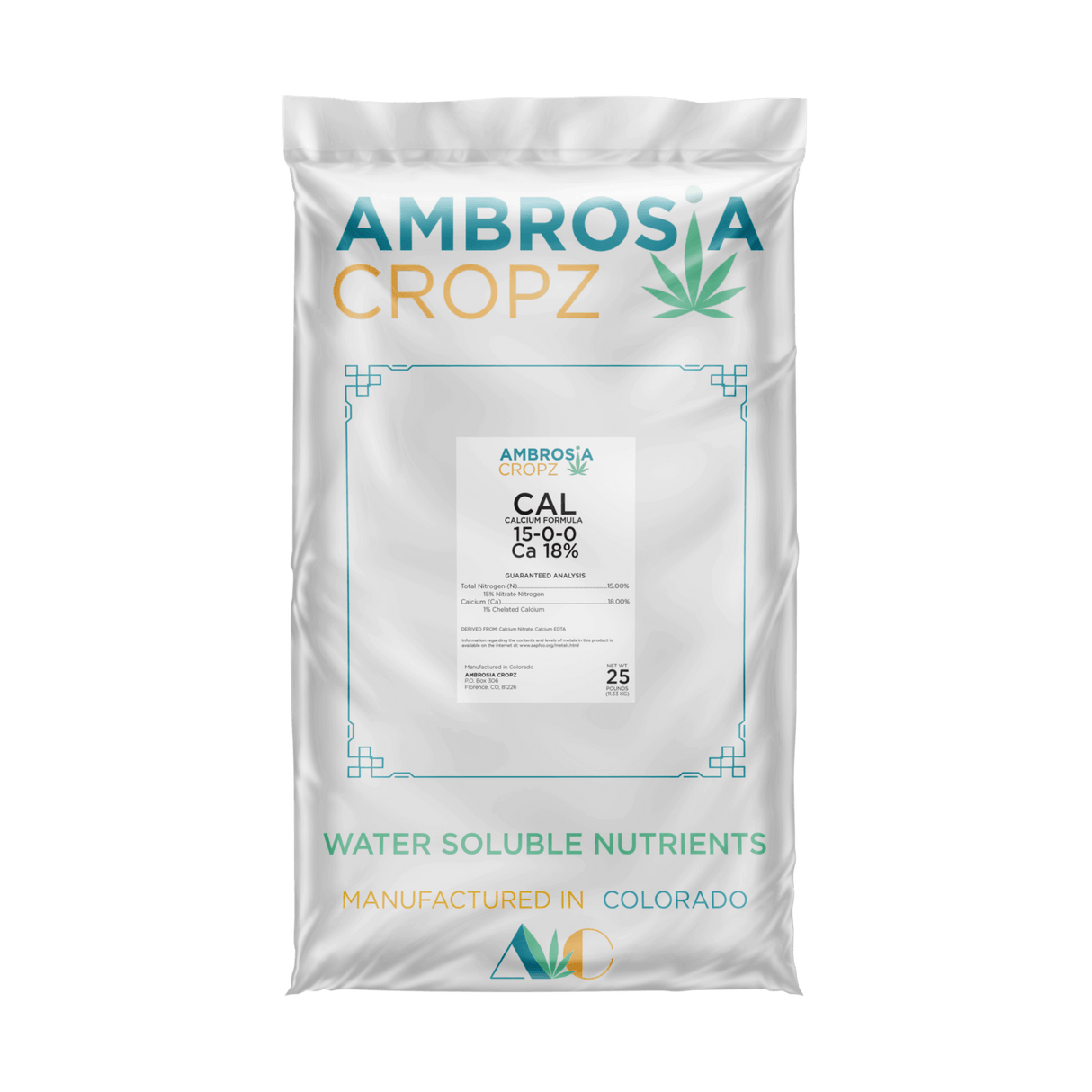 Ambrosia Cropz Calcium Formula - 25lb