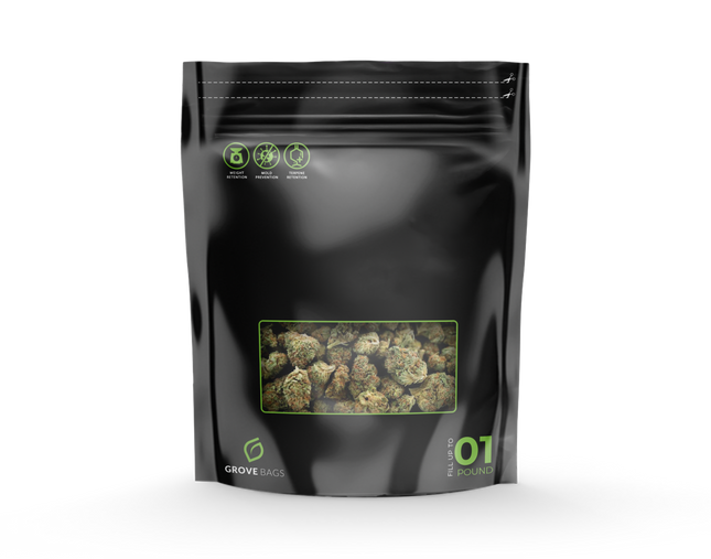 Grove Bags TerpLoc Window Pouch - 1 LB