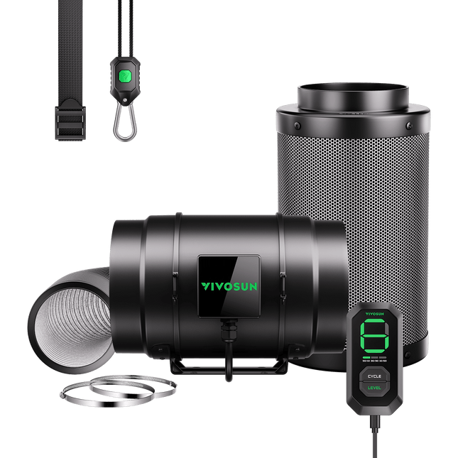 Vivosun AeroZesh G8 8-inch fan and carbon filter kit