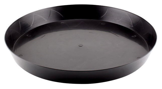 Gro Pro® Heavy-Duty Plastic Saucer - 16in - Black