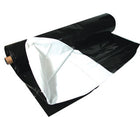 Black White Poly 100' x 10' 5.5 mil