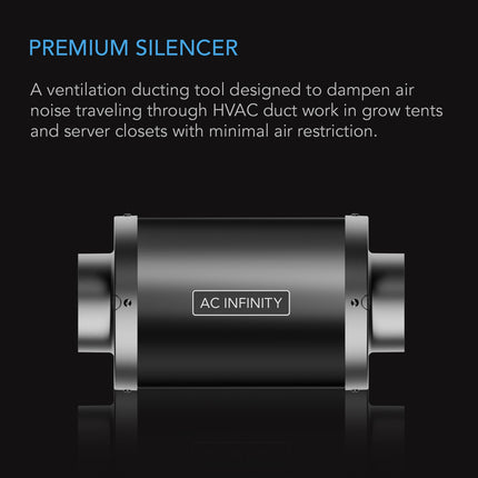 AC Infinity Inline Duct Silencer 4", image 2