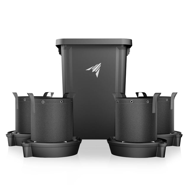 AC Infinity self-watering system 4-pot kit with 13-gallon reservoir