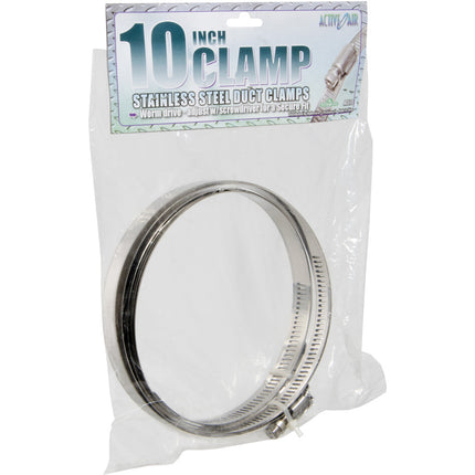 Active Air Stainless Steel Duct Clamps - 10"