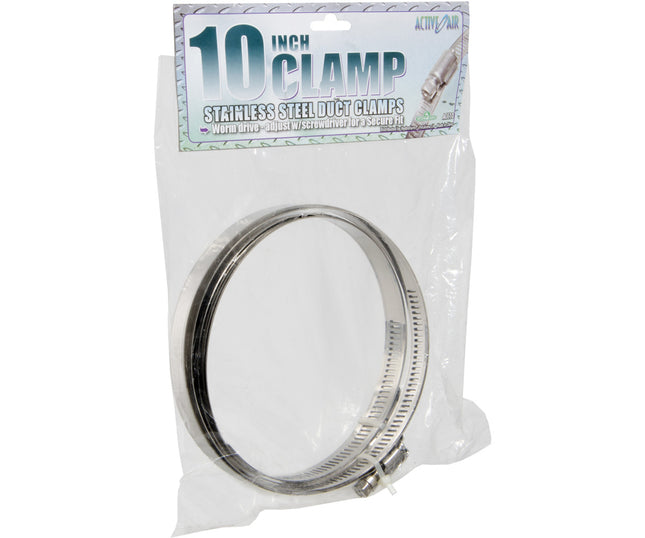 Active Air Stainless Steel Duct Clamps - 10"