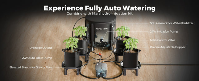 Mars Hydro auto-drainage system