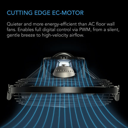 AC Infinity CLOUDLIFT S14 wall mount