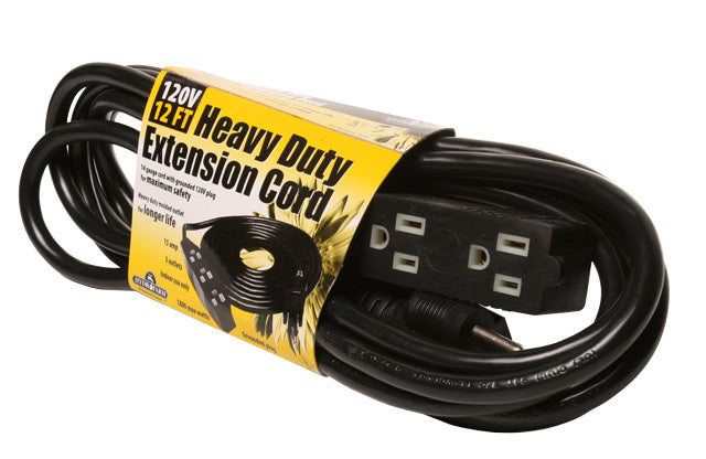 Heavy Duty Extension Cord 120V 12'