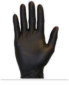 Nitrile Glove - Medium Safety Zone - 4 MIL - BLACK  - Box of 100
