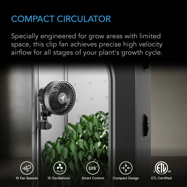 AC Infinity CLOUDRAY S4 oscillation