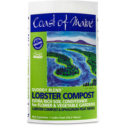 Coast of Maine Quoddy Blend Lobster Compost 1 cu ft
