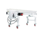 CenturionPro infeed conveyor feeding an Original trimmer