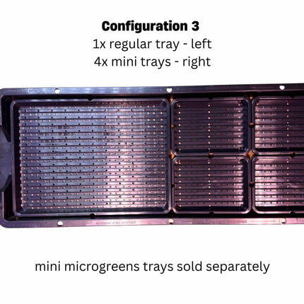 Tray2Grow with four mini trays and one standard tray