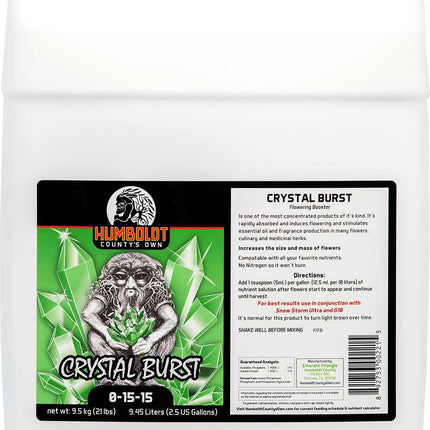 Humboldt County's Own Crystal Burst 2.5 gallon