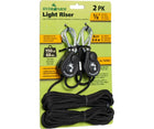 Hydrofarm light riser 2pk 1/8