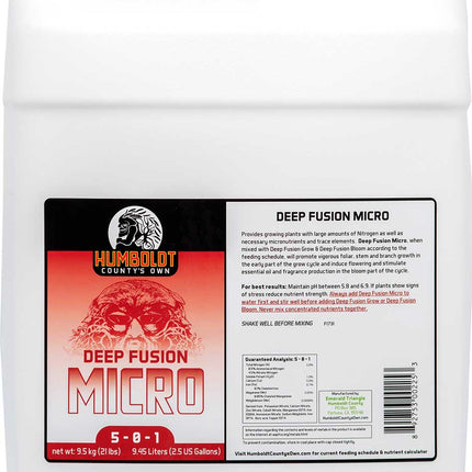 Humboldt County's Own Deep Fusion Micro 2.5 gallon