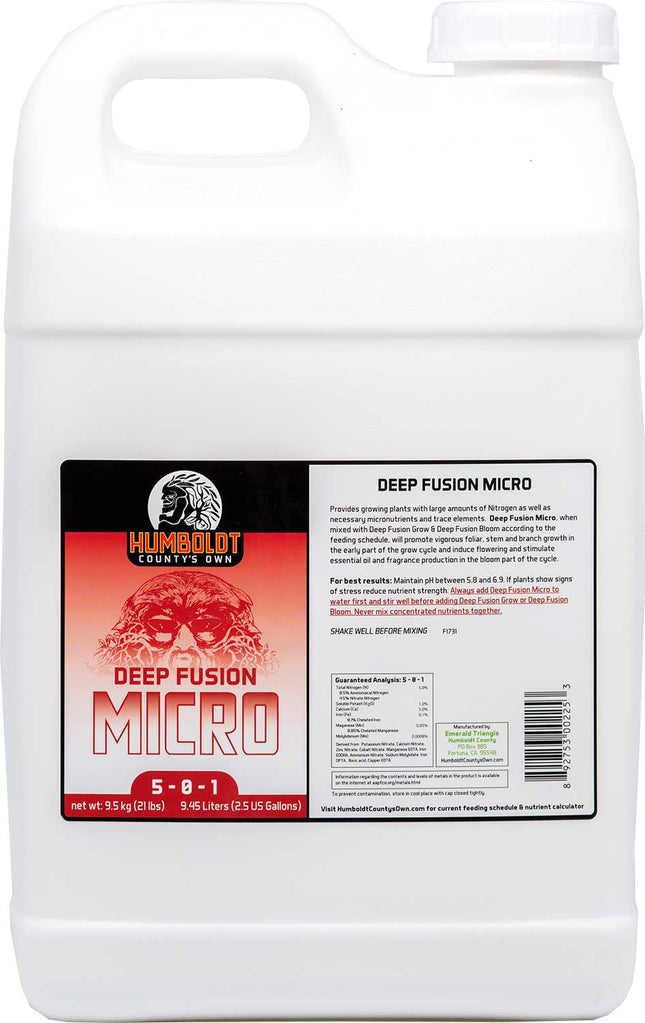 Humboldt County's Own Deep Fusion Micro 2.5 gallon