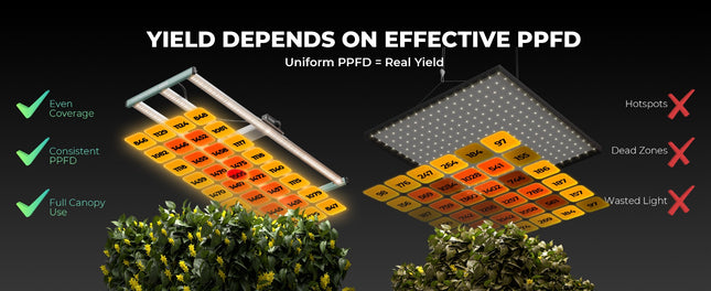 Mars Hydro FC-4000 PPFD map
