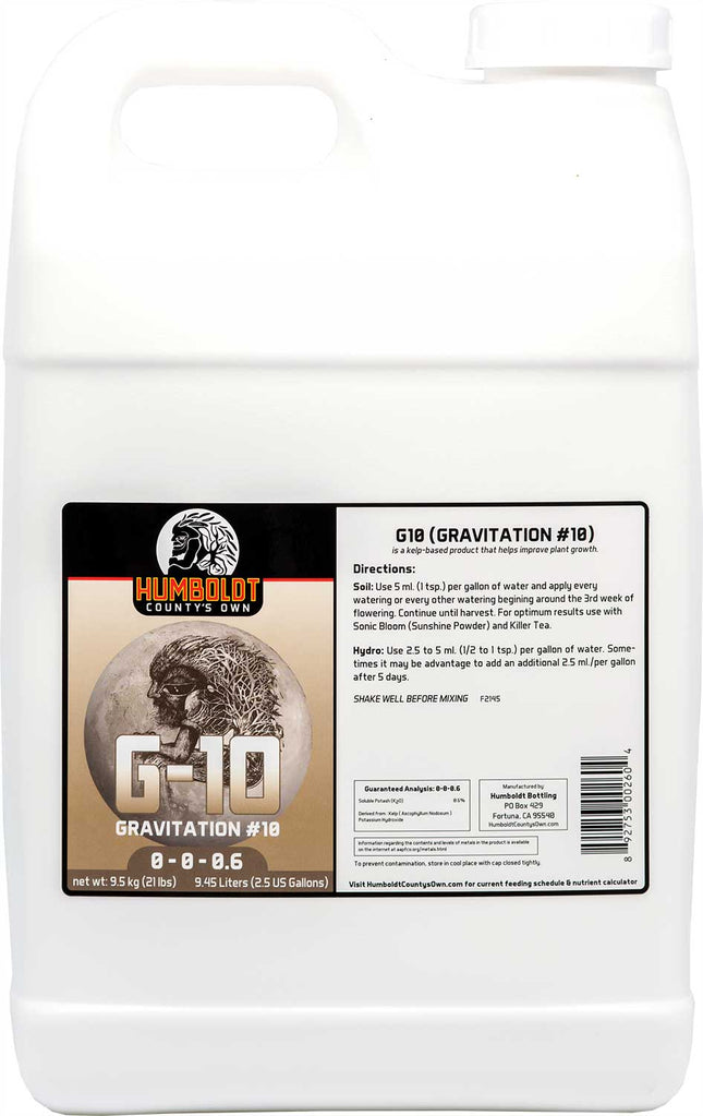 Humboldt County's Own G10 Gravitation #10 2.5 gallon
