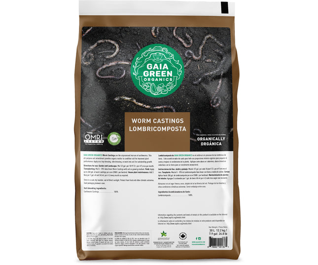 Gaia Green Worm Castings - 30L
