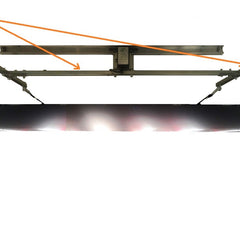 Light Rail RoboBar 34" x 30" Stabilizer for Large LED Grow Lights