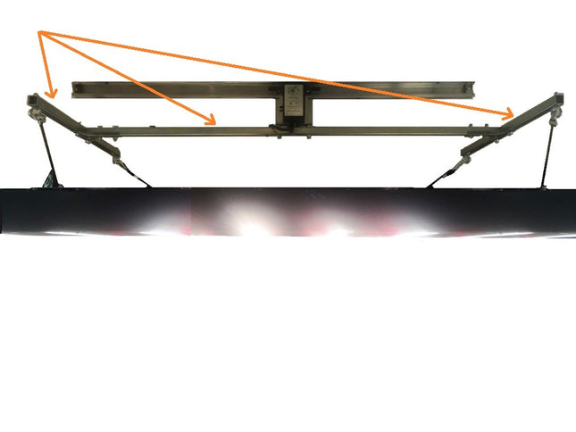 Light Rail RoboBar 34" x 30" Stabilizer for Large LED Grow Lights