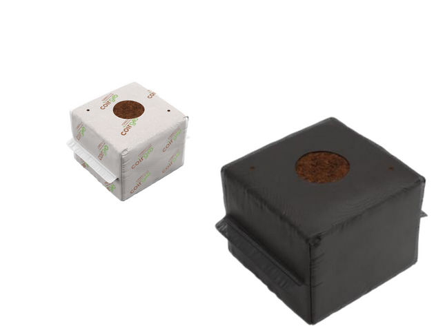 Coirgro coco coir cube in non-woven fabric mesh