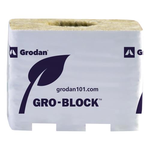 Gro Block Improved Medium 4Inches GR7,5 w/ hole (4"x4"3.1") Whole Case