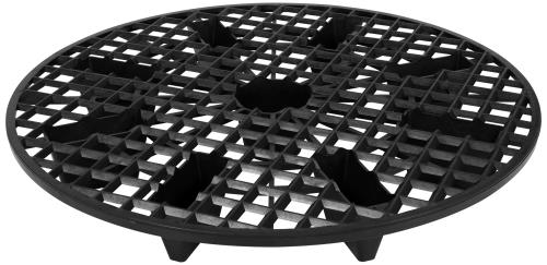 Gro Pro® NX Level® Pot Elevators - 21.5in - Black - For 25gal Pots