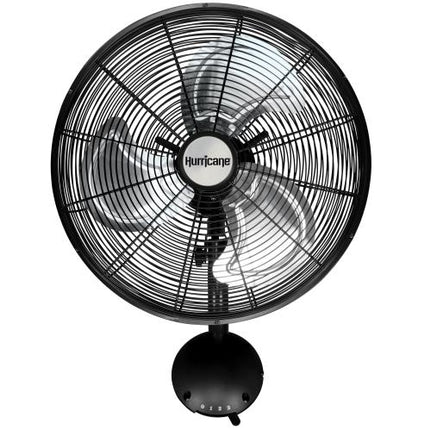 Hurricane Pro Velocity Oscillating Metal Wall Mount Fan 16in
