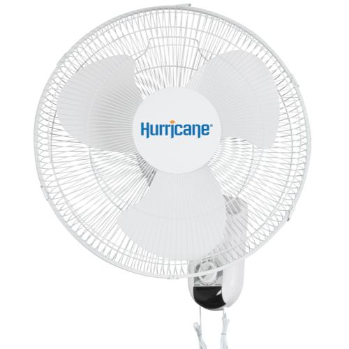 Hurricane Oscillating Wall Mount Fan 16 in (Classic)