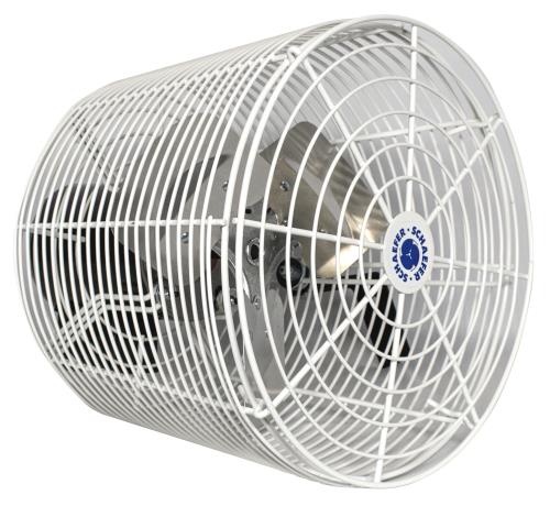 Schaefer Versa-Kool Deep Guard Circulation Fan - 8"