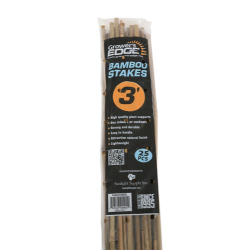 Grower's Edge Bamboo Stakes - 3FT (Pack of 25)