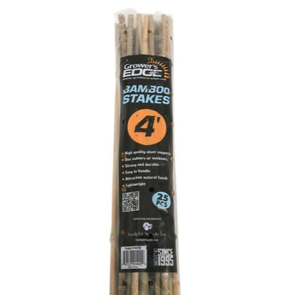 Grower's Edge Bamboo Stakes - 4FT (Pack of 25)