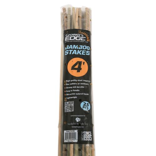 Grower's Edge Bamboo Stakes - 4FT (Pack of 25)